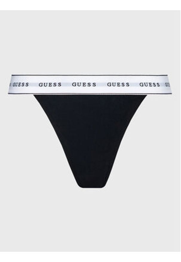 Guess Figi brazylijskie Carrie O2BE04 KBBU1 Czarny. Kolor: czarny. Materiał: bawełna