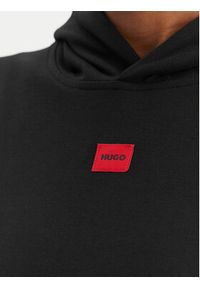 Hugo - HUGO Bluza Signature 50556816 Czarny Regular Fit. Kolor: czarny. Materiał: bawełna #5