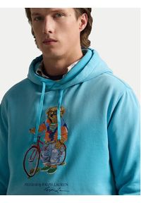 Polo Ralph Lauren Bluza 710B14624001 Niebieski Regular Fit. Typ kołnierza: polo. Kolor: niebieski. Materiał: bawełna #6