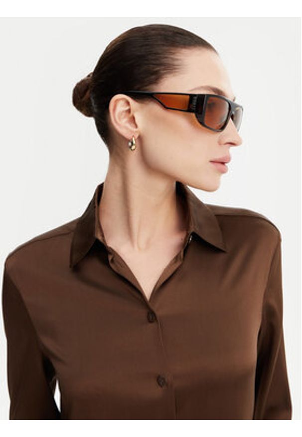 Guess Okulary przeciwsłoneczne GU00136 Brązowy. Kolor: brązowy
