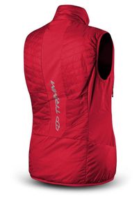TRIMM - Kamizelka Trimm ZENA VEST. Kolor: czerwony. Sezon: zima. Sport: narciarstwo
