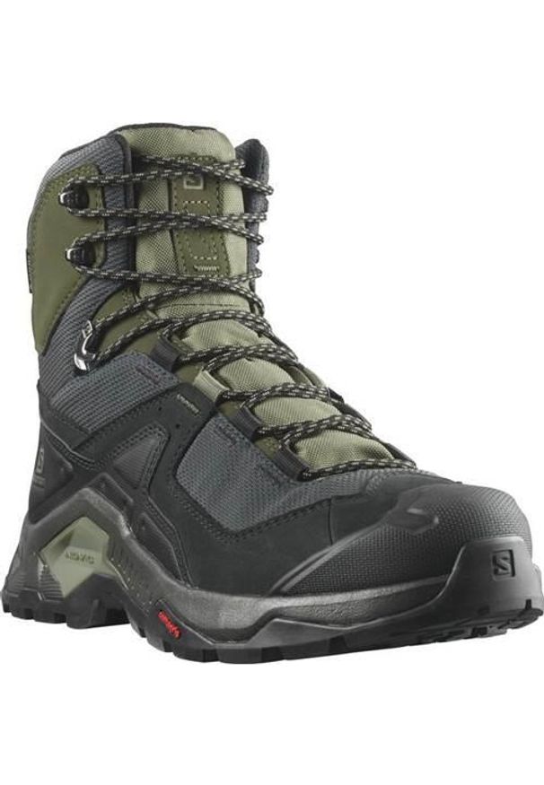 salomon - Buty trekkingowe męskie Salomon Quest Element Gtx. Wysokość cholewki: za kostkę. Zapięcie: sznurówki. Kolor: czarny. Materiał: syntetyk, materiał. Szerokość cholewki: normalna