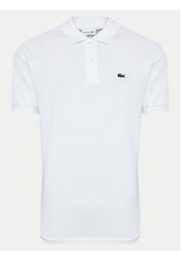 Lacoste Polo L1212 Biały Classic Fit. Typ kołnierza: polo. Kolor: biały. Materiał: bawełna