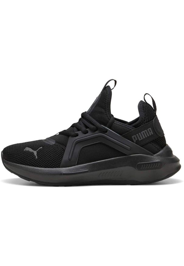 Adidasy Puma Softride Enzo 5 Jr For All Time, Dzieci. Okazja: na uczelnię. Kolor: czarny. Materiał: materiał. Sport: joga i pilates