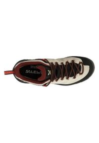 Buty trekkingowe damskie Salewa Wildfire Leather Gtx. Kolor: beżowy. Materiał: zamsz, materiał, syntetyk. Szerokość cholewki: normalna