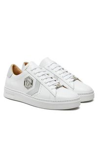 Philipp Plein - PHILIPP PLEIN Sneakersy FADS MSC3998 PLE005N Biały. Kolor: biały. Materiał: skóra #3