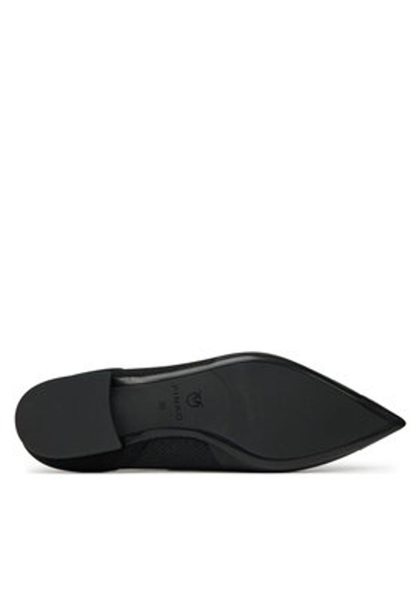 Pinko - PINKO Baleriny Gianira 15 SD0269 T027 Czarny. Kolor: czarny. Materiał: materiał