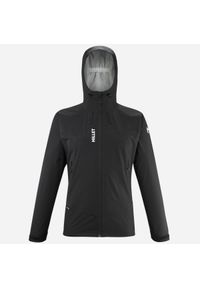 Kurtka Millet wodoodporna i oddychająca na wędrówki. Kolor: czarny. Materiał: poliester. Sport: outdoor, turystyka piesza #1