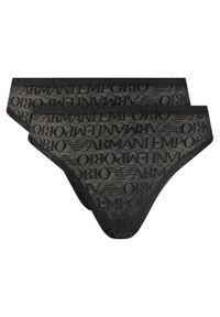 Emporio Armani Underwear Komplet fig brazylijskich EW000403 AF10880 MC005 Czarny. Kolor: czarny. Materiał: syntetyk #1