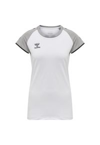 Koszulka damska Hummel hmlhmlCORE volley stretch. Kolor: biały. Długość rękawa: raglanowy rękaw. Sport: piłka nożna #1
