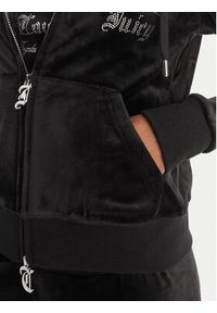 Juicy Couture Bluza Gothic Crown JCBAS126805 Czarny Slim Fit. Kolor: czarny. Materiał: syntetyk #3