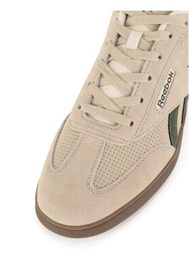 Reebok Sneakersy FORTE LOUNGER AR30252MTGT Beżowy. Kolor: beżowy. Materiał: skóra, zamsz