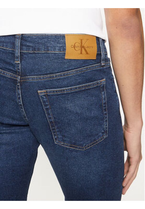 Calvin Klein Jeans Jeansy J30J326530 Granatowy Slim Fit. Kolor: niebieski