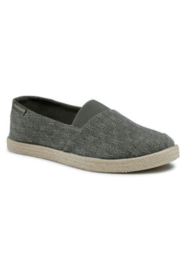 Quiksilver Espadryle AQYS700053 Szary. Kolor: szary. Materiał: materiał
