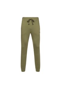 Spodnie męskie Champion Rochester Rib Cuff. Kolor: zielony. Materiał: dresówka #1