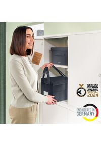 Leitz - LEITZ Desk Sharing Tasche m. Deckel grau, 200x235x355 (BxHxT)
