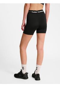 Szorty damskie Hummel Pulse mid waist. Kolor: czarny. Sport: fitness