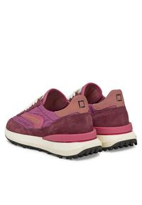 D.A.T.E. Sneakersy Athleta W421-AT-NY Różowy. Kolor: różowy. Materiał: zamsz, skóra #3