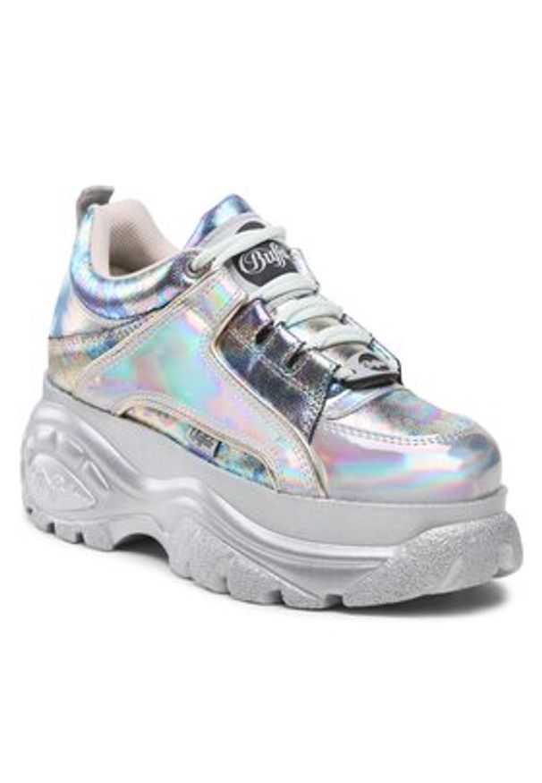 Buffalo Sneakersy 1339-14 2.0 BN15341141 Srebrny. Kolor: srebrny. Materiał: skóra
