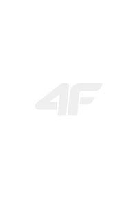 4f - 4F T-shirt regular z nadrukiem męski - niebieski S. Okazja: na co dzień. Kolor: niebieski. Materiał: materiał. Wzór: nadruk. Styl: casual, sportowy #1