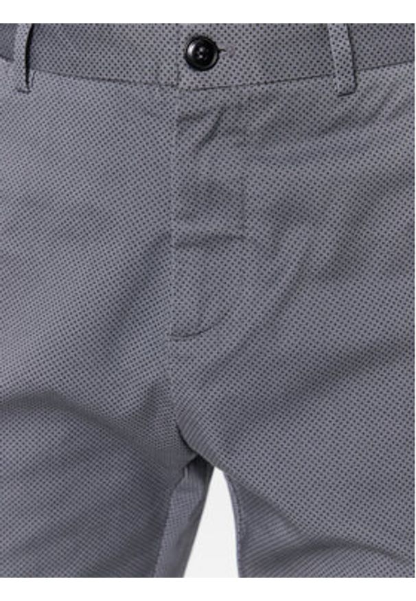Sisley Chinosy 4JLESF023 Szary Slim Fit. Kolor: szary. Materiał: bawełna