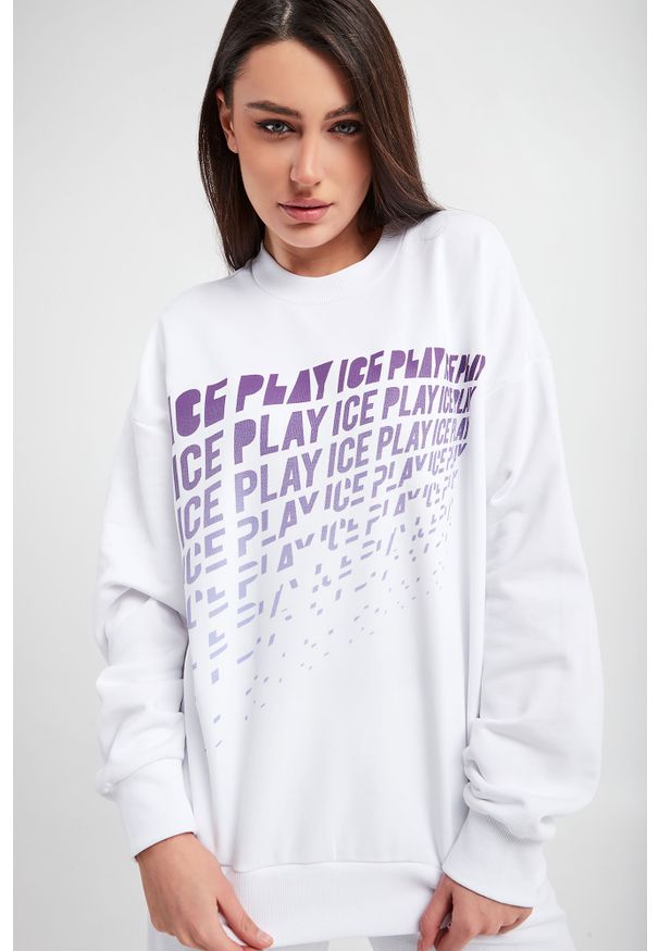 Ice Play - BLUZA ICE PLAY. Materiał: bawełna. Długość rękawa: długi rękaw. Długość: długie