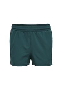 Szorty damskie Hummel Move Grid. Kolor: zielony. Materiał: materiał. Wzór: nadruk. Sport: fitness #1