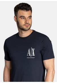 Koszulka męska granatowa Armani Exchange 8NZTPH ZJH4Z 1510. Kolor: niebieski