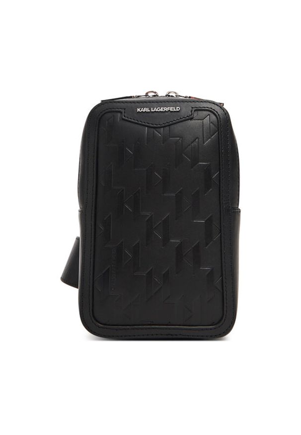 Karl Lagerfeld - KARL LAGERFELD Saszetka A3M30179 Czarny. Kolor: czarny. Materiał: skóra