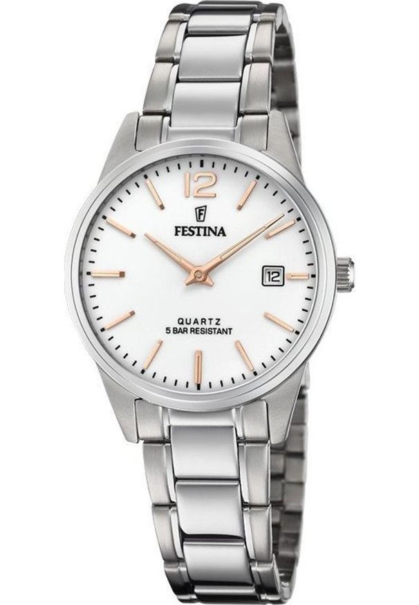 Zegarek Festina Zegarek damski Festina F20509-2 srebrny. Kolor: srebrny