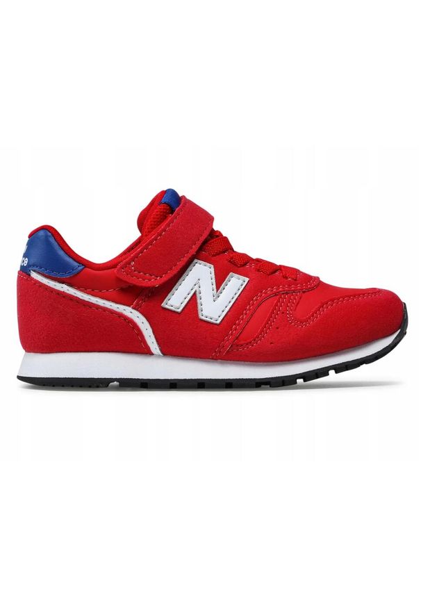 New Balance - Buty na co dzień dziecięce NEW BALANCE 373 na rzepy. Okazja: na co dzień. Zapięcie: rzepy. Kolor: czerwony. Materiał: syntetyk, tkanina, materiał. Szerokość cholewki: normalna. Model: New Balance 373. Sport: turystyka piesza