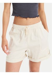 Roxy Szorty materiałowe Sweetest Day ERJNS03588 Écru Regular Fit. Materiał: bawełna #1