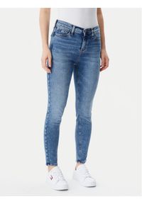 Tommy Jeans Jeansy Nora DW0DW20652 Niebieski Skinny Fit. Kolor: niebieski