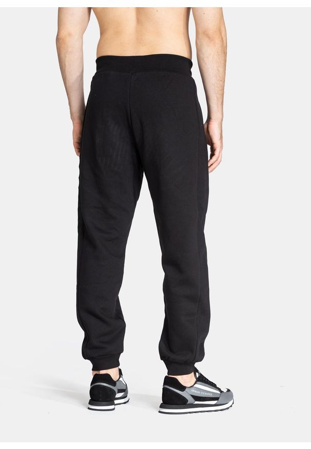 Spodnie męskie dresowe Guess Vaughn Pant (M1YB51K9V31-JBLK). Kolor: czarny. Materiał: dresówka