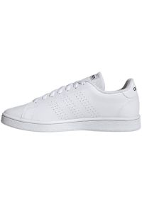 Adidas - Buty adidas Advantage Base Court M GW2064 białe. Okazja: na co dzień. Zapięcie: sznurówki. Kolor: biały. Materiał: guma, syntetyk, skóra. Szerokość cholewki: normalna. Model: Adidas Advantage #8
