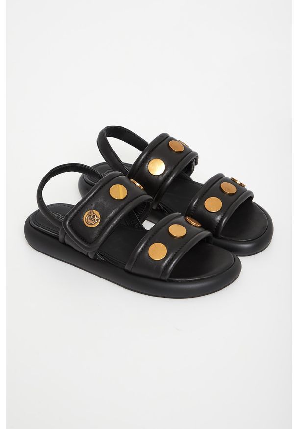 Pinko - Sandały damskie skórzane PINKO. Materiał: skóra