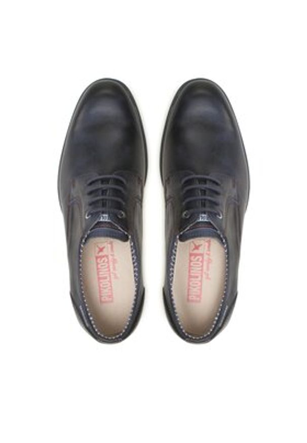 Pikolinos Półbuty M4V-4130 Granatowy. Kolor: niebieski. Materiał: skóra