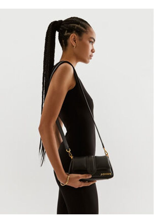 JACQUEMUS Torebka Le Petit Bambimou 233BA335-3073 Czarny. Kolor: czarny. Materiał: skórzane