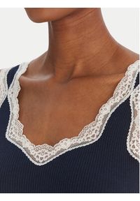 TOMMY HILFIGER - Tommy Hilfiger Piżama UW0UW06215 Granatowy Regular Fit. Kolor: niebieski. Materiał: bawełna #4