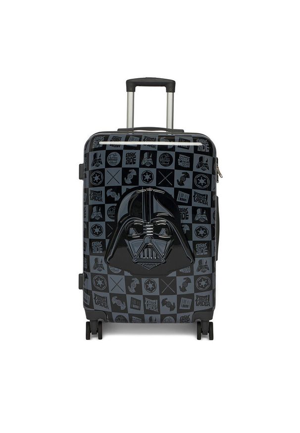 Walizka średnia Star Wars. Kolor: czarny. Wzór: motyw z bajki
