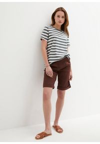 bonprix - T-shirt z okrągłym dekoltem, z bawełny (2 szt.). Kolor: biały. Materiał: bawełna. Długość rękawa: krótki rękaw. Długość: krótkie. Styl: klasyczny #3