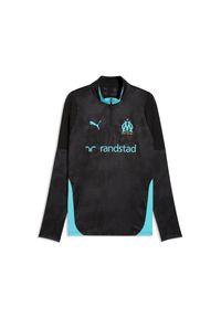Puma - Treningowa góra 1/4 zip OM 2025/26. Kolor: czarny. Sport: piłka nożna #1