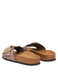 Birkenstock Klapki Madrid Big Buckle 1030517 Różowy. Kolor: różowy. Materiał: skóra, nubuk