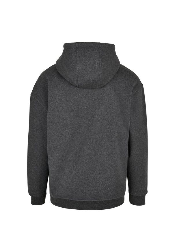 BUILD YOUR BRAND - Bluza Z Kapturem Męska Oversized. Typ kołnierza: kaptur. Kolor: wielokolorowy, szary, brązowy