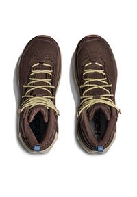 HOKA - Hoka Trekkingi Kaha 3 Gore-Tex 1162530 Brązowy. Kolor: brązowy. Materiał: skóra, zamsz. Technologia: Gore-Tex. Sport: turystyka piesza #4