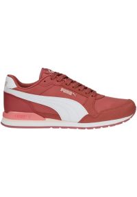 Buty Puma St Runner v3 Nl W 384857 18 czerwone. Okazja: na co dzień. Zapięcie: sznurówki. Kolor: czerwony. Materiał: syntetyk, zamsz, nylon