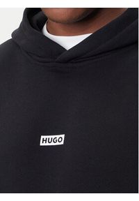 Hugo - HUGO Bluza Nazardo 50510724 Czarny Loose Fit. Kolor: czarny. Materiał: bawełna #4