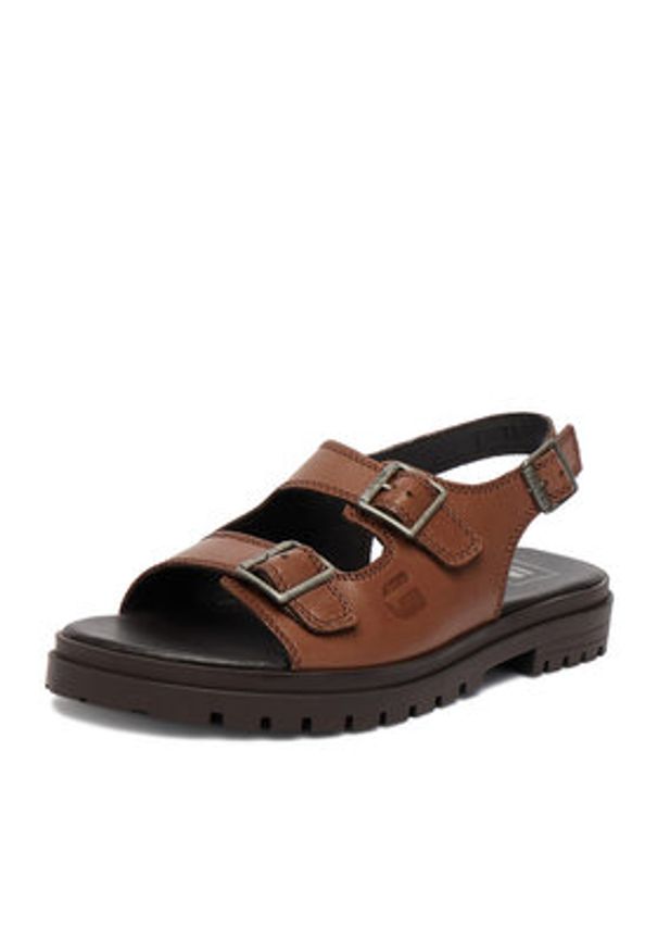 G-Star RAW - G-Star Raw Sandały CEO-WI34-3310-18608 Brązowy. Kolor: brązowy. Materiał: skóra