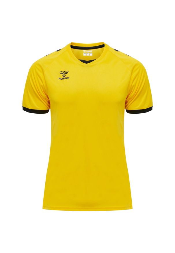 Hummel - HUMMEL bluzka sportowa CORE VOLLEY TEE. Kolor: żółty. Sport: fitness, piłka nożna