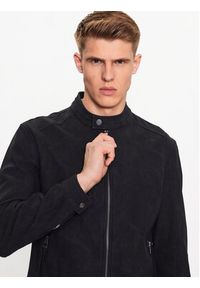 Guess Kurtka z imitacji skóry M3YL00 WFHA0 Czarny Regular Fit. Kolor: czarny. Materiał: skóra #4